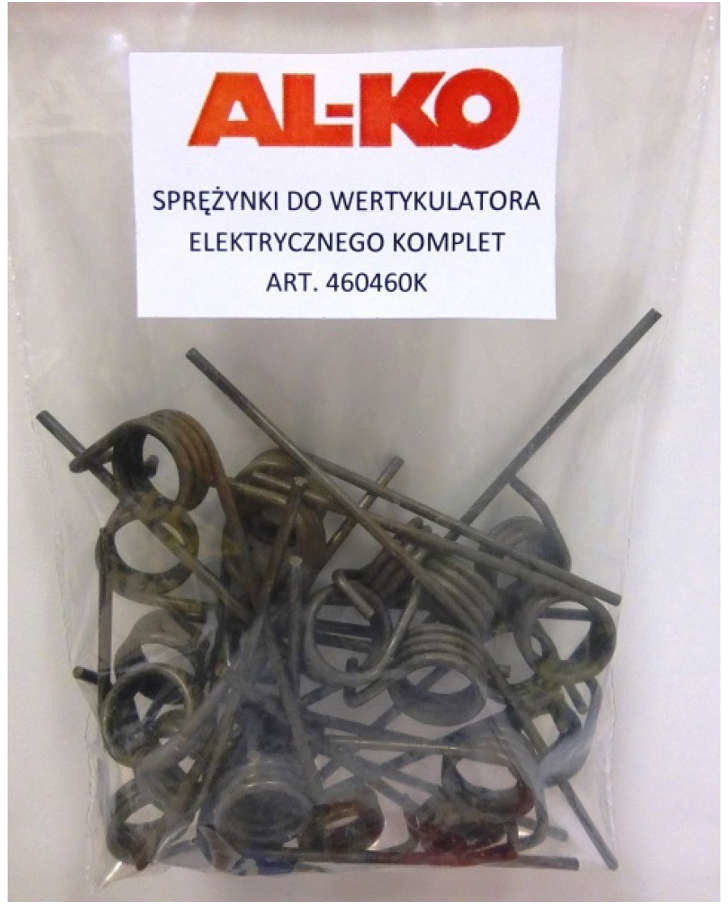 AL-KO Komplet Sprężyn Prawych Do Wertykulatora Elektrycznego 12 Sztuk 441371