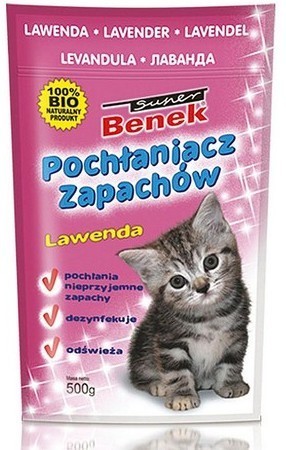 Benek Certech Super Pochłaniacz zapachów lawenda - worek 0,45kg MS_7986