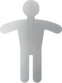 Durable Tabliczka WC DLA PANÓW PICTO 90x120 mm
