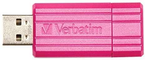 Verbatim Store 'n' Go PinStripe pamięć USB 2.0, różowy (Hot Pink) 32 GB 49056