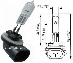 Atlas Żarówka halogenowa 50W Cadillac Seville 1995-1997