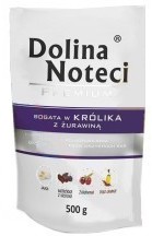 Dolina Noteci Premium Pies Królik i żurawina Saszetka 500g 13676