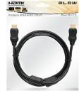 BLOW Kabel HDMI, 1.5m, czarny, ferrytowy, czarny, (CC-HDMI-DVI-6)