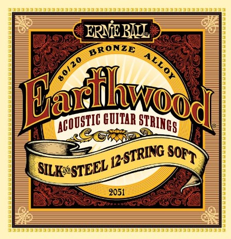 Ernie Ball earthw 80/20 z brązu Silk & Steel 12-String 09  4609  46  Soft blender 2051