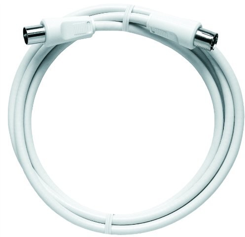Axing BAK 150  80 BK kabel przyłączeniowy (wtyczka  sprzęgła osiowe), osiowym 1,50 m Biały 7611682001204