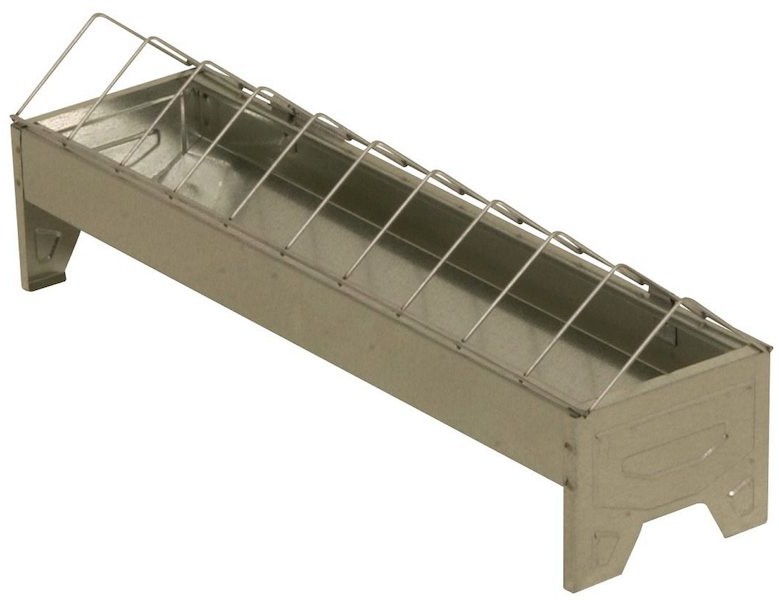 Karmidło dla drobiu ocynk 10 x 50 cm