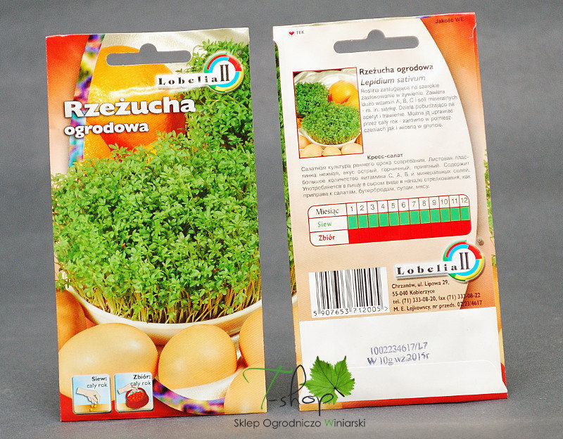 Lobelia Rzeżucha ogrodowa 10g