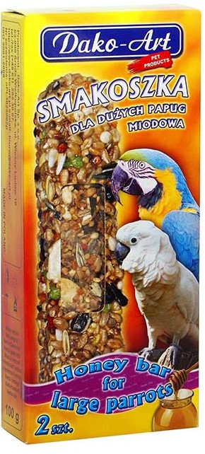 Dako-Art Smakoszka kolby miodowe dla papug falistych 2szt