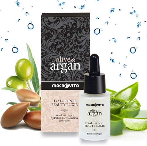 MACROVITA ARGAN & OLIVE HIALURONOWY ELIKSIR PIĘKNA z arganowymi komórkami macierzystymi 15ml