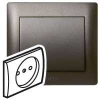Legrand Sistena Life - Plakietka Choco do gniazda Pojedynczego 2P 771226