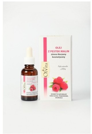 OL'VITA Olej Z Pestek Malin Zimno tłoczony Kosmetyczny 30ml - OL'VITA 4549