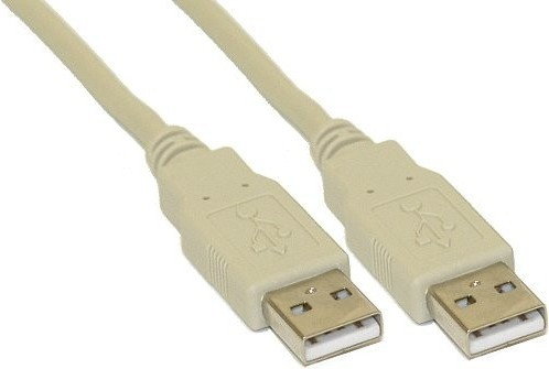 InLine Kabel USB A-A0.5 m - biały 34305H