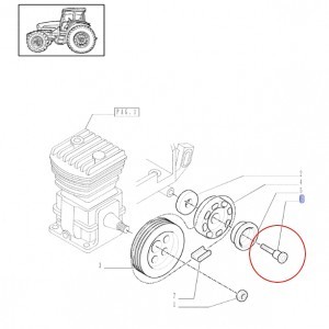 NEW HOLLAND / CASE ŚRUBA PIASTY 82024060