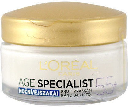 Loreal Age Specialist 55+ krem na noc przeciw zmarszczkom 50ml