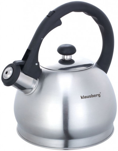 Klausberg KLAUSBERG CZAJNIK Z GWIZDKIEM STAL 1,8L STALOWY INDUKCJA KB7042 DELHAN KB7042