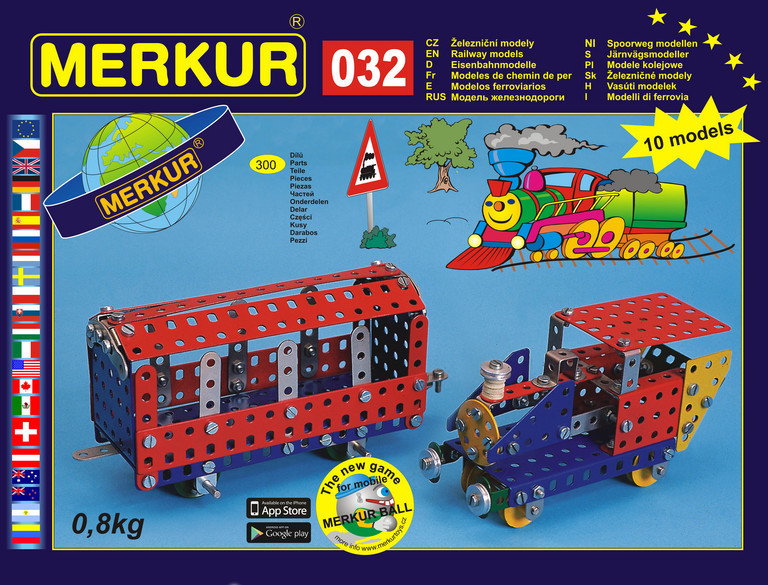 Merkur 032 Pociąg , 10 modeli