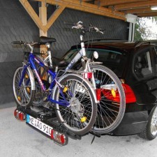 Eufab Składany bagażnik na rowery EUFAB POKER-F, uchwyt na hak + torba (21039621)