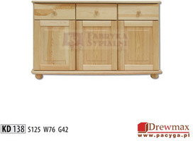 Drewmax Komoda sosnowa typ KD 138