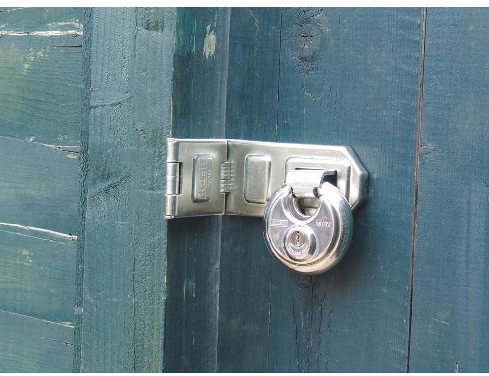 Kasp Kłódka K16070D260 z zamkiem kluczykowym Srebrny