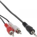 InLine Kabel 2xCinch męski - 3.5mm Stereo męski 5m 89930