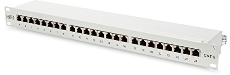 DIGITUS Professional Digitus ASSMANN Patch panel. Shielded, szary 4016032241614