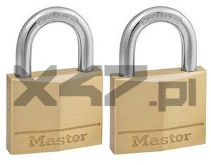 Master Lock Yale 130EURT Zestaw dwóch kłódek otwieranych jednym kluczem