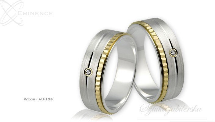 Eminence Obrączki ślubne - wzór Au-159