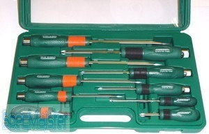 Jonnesway Profesionalny KOMPLET 10SZT. wkrętakÓW DO POBIJANIA D70PP10S