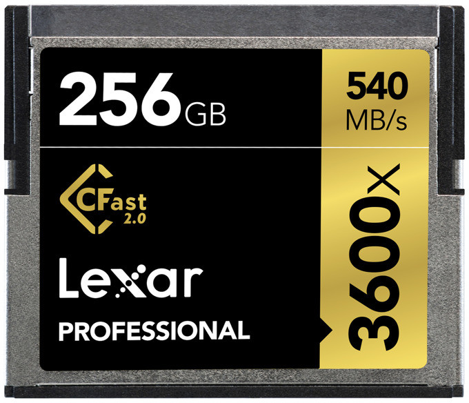 Lexar CFast 2.0 256GB 3500x Professional (LC256CRBEU3500)