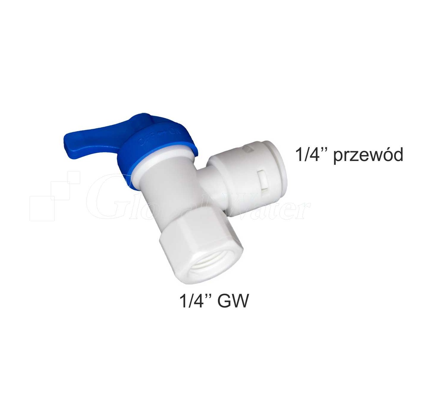 Global Water Zawór zbiornika uniwersalny do przewodu 1/4