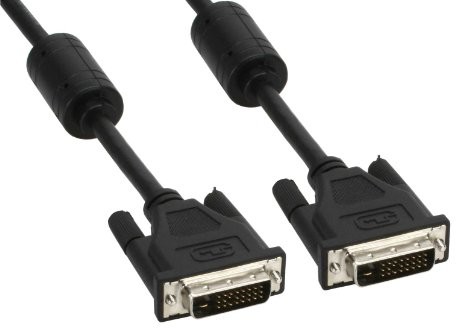 InLine DVI-D, Digital 24 + 1 wtyczka/wtyczka kabla, Dual Link, 2 Ferrite, 3 m 4043718023325
