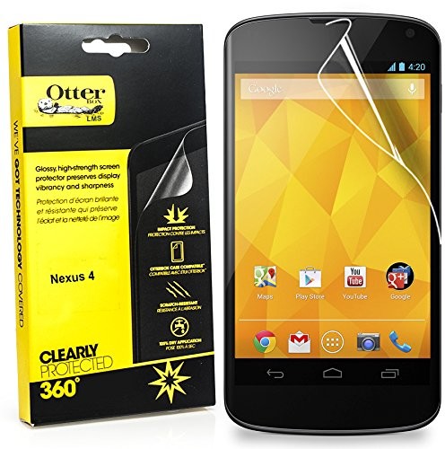 OtterBox Otterbox Clearly Protected, folia ochronna 360 °  kompletna ochrona na wyświetlacz do Google Nexus 4 77-30488