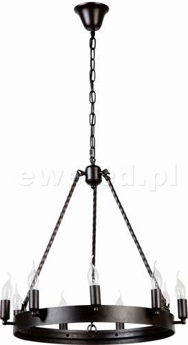 Britop BELLONA lampa wisząca 9xE14 Czarny 9800904