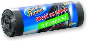 Sweet Home STELLA Worki na śmieci 120l czarne 10 sztuk ST207