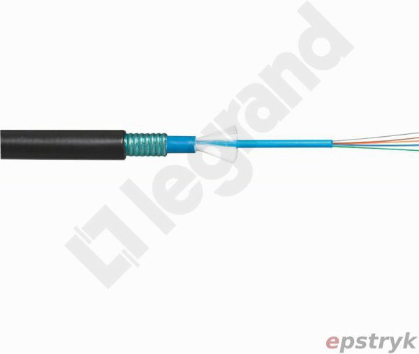 Legrand Zewnętrzny kabel światłowodowy 6xOS1 luźna tuba, 032513,