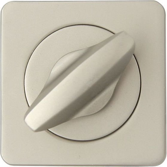 Domino Rozeta kwadratowa WC ALMA NIKIEL SATYNA Szyld ALMA-Q SN WC