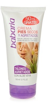 Babaria Feet Krem do nóg do zrogowaciałej skóry Cracked Feet-Cream with Aloe Vera 150ml