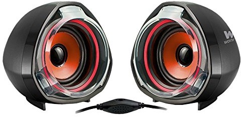 Woxter Big Bass 70 Red  głośniki Multimedia 2.0, moc 15 W, z wykończeniem dwukolorowy czarny i czerwony SO26-056