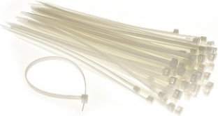 Scame Opaski taśmy kablowe białe 3,6x200mm 839.43200