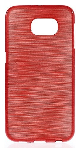 Samsung A000053 LD Case Back Cover szczotkowana do Galaxy S6 G920 Czerwony