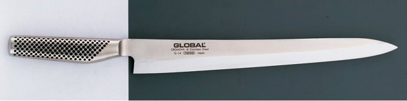 Global Nóż pojedynczy Yanagi Sashimi 30cm (praworęczny) G-14R