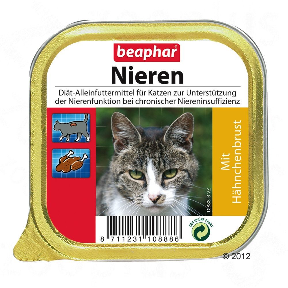 Beaphar Dieta na nerki, 6 x 100g - Pierś kurczaka