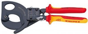 Knipex Nożyce zapadkowe do cięcia kabli i przewodów 95 36 280 (9536280)