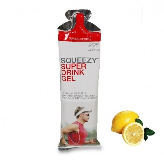 SQUEEZY SQUEEZY Żel Energetyczny z kofeiną do picia 60 ml Cytrynowy