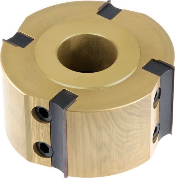 GLOBUS Głowica frezowa prosta korpus AL. 100x40x50/4Z LJ060-0100-0101