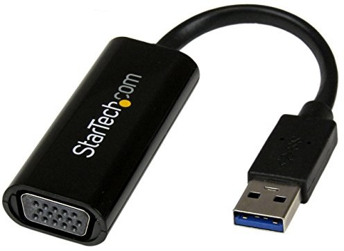 StarTech Slim USB 3.0 zewnętrzna Video Adapter do wielu monitorów VGA Adapter o rozdzielczości 1920 X 1200/1080p zewnętrzny USB/VGA karta graficzna USB32VGAES