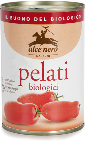 Alce Nero POMIDORY PELATI BEZ SKÓRY W PUSZCE BIO 400 g