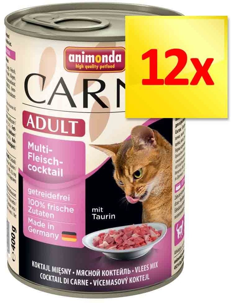 Animonda Carny Adult 12 x 400 g 4 smaki 2