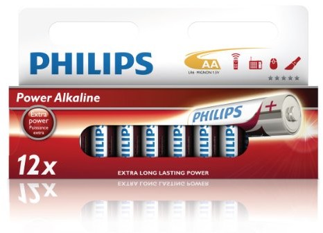 Philips PowerLife  12 X LR6 (AA) in a Wide Multipack LR6P12