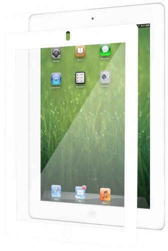 Moshi iVisor XT - Przezroczysta Folia ochronna ochronna Full Face iPad Air (biały)